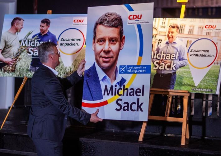 Cdu Spitzenkandidat Sack Fehlt Bei Pr Sentation Der Wahlplakate