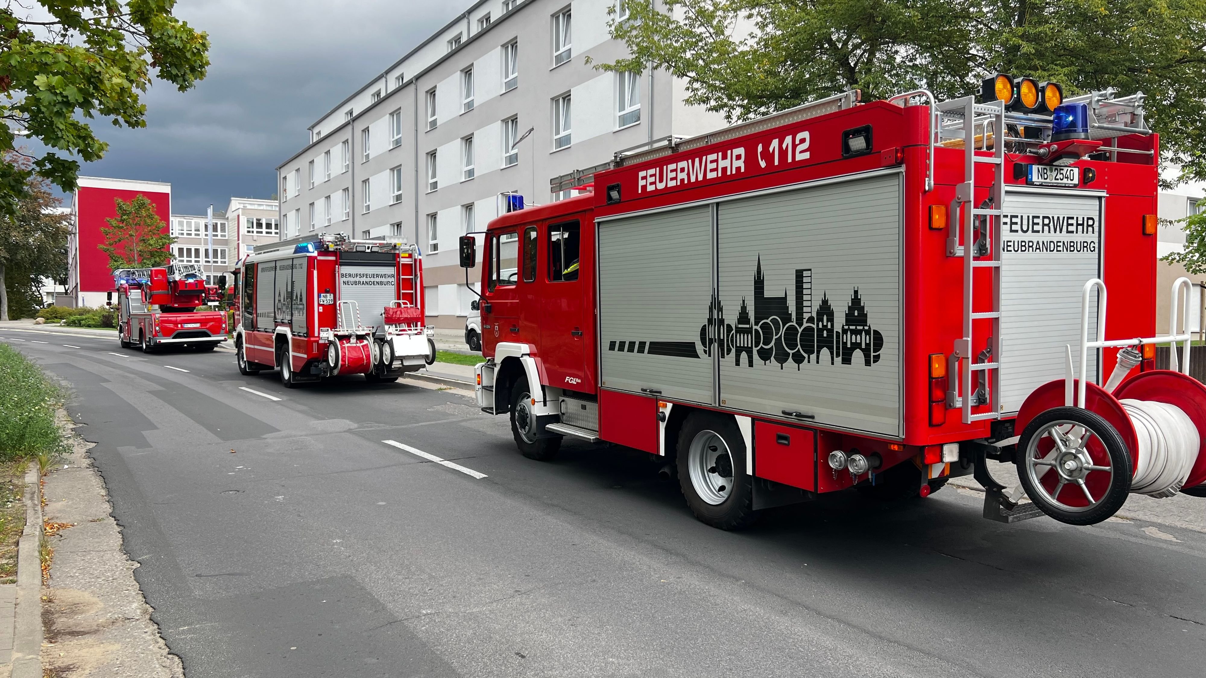 Feuerwehr verhindert größeren Brand in Neubrandenburg