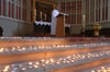 Friedensgebet in St. Bartholomaei am 8. Mai 2018 in Erinnerung an die Toten der letzten Kriegstage in Demmin, umgangssprachlich die „Demminer Tragödie“.