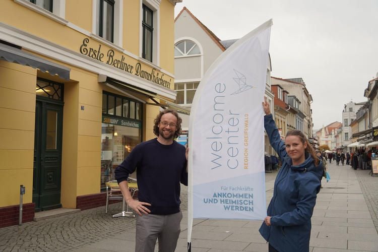 Heimisch werden in Vorpommern Diese beiden helfen