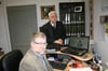 Jörg Wilfarth und Hans-Joachim Engel hatten jetzt ihren letzten Arbeitstag in der Louisengedenkstätte.