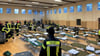Am 4. März haben zahlreiche Helfer innerhalb von wenigen Stunden diese Turnhalle in Friedland zu einer Flüchtlingsunterkunft umgebaut.