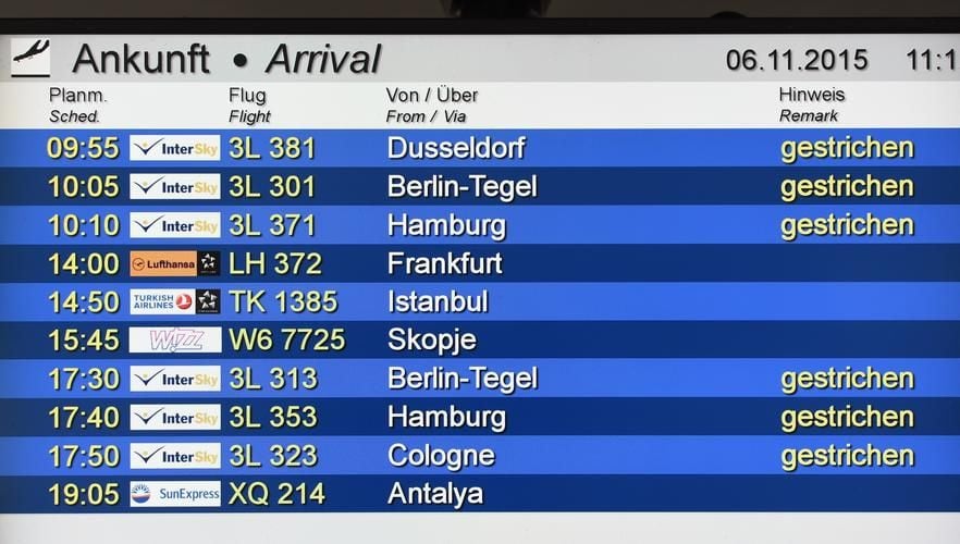 Fluglinie muss für gestrichene Flüge zahlen
