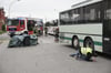 Der tödliche Unfall ereignete sich am Montagmorgen in der Nähe des Neubrandenburger Busbahnhofs.