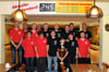 Im vierten Städteduell trugen die Bowling-Sportler aus Feldberg (schwarze T-Shirts) erstmals den Sieg davon.
