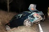 Der Audi musste nach dem Unfall in Wolgast abgeschleppt werden.