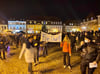 Am Montagabend demonstrierten rund 500 Menschen in Waren gegen die Corona-Politik.