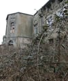 Hinter Dornen versteckt: Das Schloss in Medrow verfällt. Schade, finden die Dorfbewohner.  FOTO: Kirsten Gehrke
