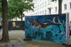 Braucht es in Neubrandenburg eine Kehrtwende bei der „Grafitti-Politik“? Die Linke möchte legale Flächen für diejenigen, die künstlerisch mit der Spraydose umgehen, wie es bei jüngst bei einer Aktion auf dem Boulevard zu beobachten war.