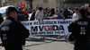 Eine Mvgida-Demonstration in Güstrow.