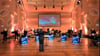 Für die Studioaufnahmen ging die Bigband des Bundespolizeiorchesters Berlin in den Nikolaisaal in Potsdam.