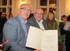 Klaus-Dieter Jahns und Harald Engler nahmen die Auszeichnung stellvertretend für die Beberseer entgegen.