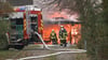 Ein Brand in Steinfeld – ein Ortsteil von Broderstorf unweit von Rostock – sorgte für einen größeren Feuerwehreinsatz.