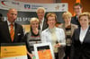 Marianne Gerling (2. von links) und Angelika Sauerland (4. von links) nahmen in Potsdam die Ehrung für den zweiten Rang im Wettbewerb "Silberner Stern des Sports"  entgegen.