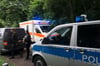 Polizei und Rettungswagen waren am 23. Juni am AJZ-Gelände am Tollensesee angerückt. 