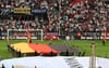 Diesen Schnappschuss mit Templin-Banner sandte Carsten Korfmacher vom Länderspiel Deutschland-USA an die Redaktion.