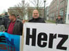 Der Landtagsabgeordnete Peter Ritter nahm am 9. November auch an der Demo in Waren teil.