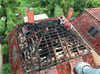 Das Dachgeschoss wurde durch den Brand komplett zerstört.