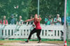 In Halle legte Deutschlands Diskuswurf-Star Kristin Pudenz gleich mal 66,11 Meter vor.