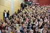 Blick in den Hörsaal der Rostocker Uni. Gebühren werden für das Studieren in MV bislang nicht verlangt.