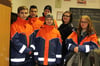 Die Zukunft der Feuerwehr Potzlow: Martin Kapischke, Dion Henke, Erik Steckmann, Tobias Ruhnau, Benita Henke und Katharina Zimmermann (von links nach rechts) gehören zur Jugendfeuerwehr.