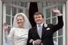 Im April 2004 heiratete Prinz Johan Friso seine Mabel. Nun starb der 44-Jährige an den Folgen eines Ski-Unfalls. Foto: Jasper Juinen