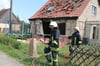 Die Einsatzkräfte der Lychener Feuerwehr konnten entwarnung geben: Das Haus war leer.