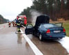 Die Feuerwehren aus Alt Schwerin und Malchow löschten das Auto.