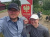 Denis Scharnow und Anika Brust radeln durch Polen und danken der EU, dass sie ohne Kontrollen eine Grenze passieren können.