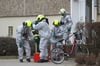 Einsatzkräfte fanden 160 Kilogramm an Chemikalien in der Wohnung des Angeklagten.