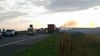 Die Rauchwolke war schon von Weitem zu sehen: Auf der A 20 zwischen Pasewalk und Strasburg fing die Ladung eines Lkw Feuer.