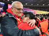 Dieter Kollark und Kugelstoßerin Lijiao Gong aus China, die er 2017 zum WM-Titel führte (Archivbild).