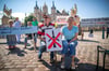 Mit einer Sitzblockade legten Demonstranten des „Aktionsbündnis Freier Horizont“ im Sommer kurzzeitig den Verkehr vor dem Landtagssitz im Schweriner Schloss lahm. In Penkun entsteht  jetzt ebenfalls eine Anti-Wind-Bewegung.