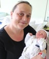 Die Boitzenburgerin Claudia Leskien freut sich über die Geburt ihres Sohnes Fyn Hans.