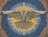 Das Mosaik am Berliner Dom zeigt die Taube als Symbol des Heiligen Geistes.