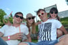 Stefan, Caro, Matthias und Magda haben Spaß bei der Templiner Stadtbadparty. (Weitere Fotos in der Bildergalerie)