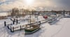Weil es im Fischerhafen Altwarp im Januar und Februar kaum Touristen gibt, soll die Heizung in den Hafengebäuden frostsicher heruntergeregelt werden.