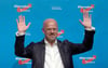 AfD-Landeschef Andreas Kalbitz ist begeistert: Seine Partei wurde bei der Europawahl in Brandenburg stärkste Kraft.