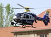 Bei der Suche nach den mutmaßlichen Tätern eines Einbruchs in Vierraden kam auch ein Polizeihelikopter zum Einsatz.