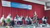 Die neun Musiker der Orchesterformation „Ostseeküstenmusikanten” sorgten knapp 90 Minuten für ordentlich Stimmung in der Beermann Arena.