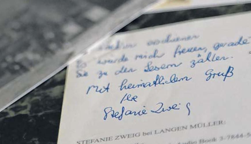 Grüße von Stefanie Zweig