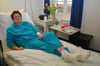 Sie hofft dieses Mal ohne Amputation eines Zehs aus dem Krankenhaus entlassen zu werden. Jutta Hasemann hat seit dem 22.  Lebensjahr Diabetes und leidet am Diabetischen Fußsyndrom. Jetzt soll sie in Karlsburg behandelt werden.