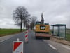 Erste Vorbereitungen an der Bundesstraße 110 hatten bereits in der vergangenen Woche begonnen. 