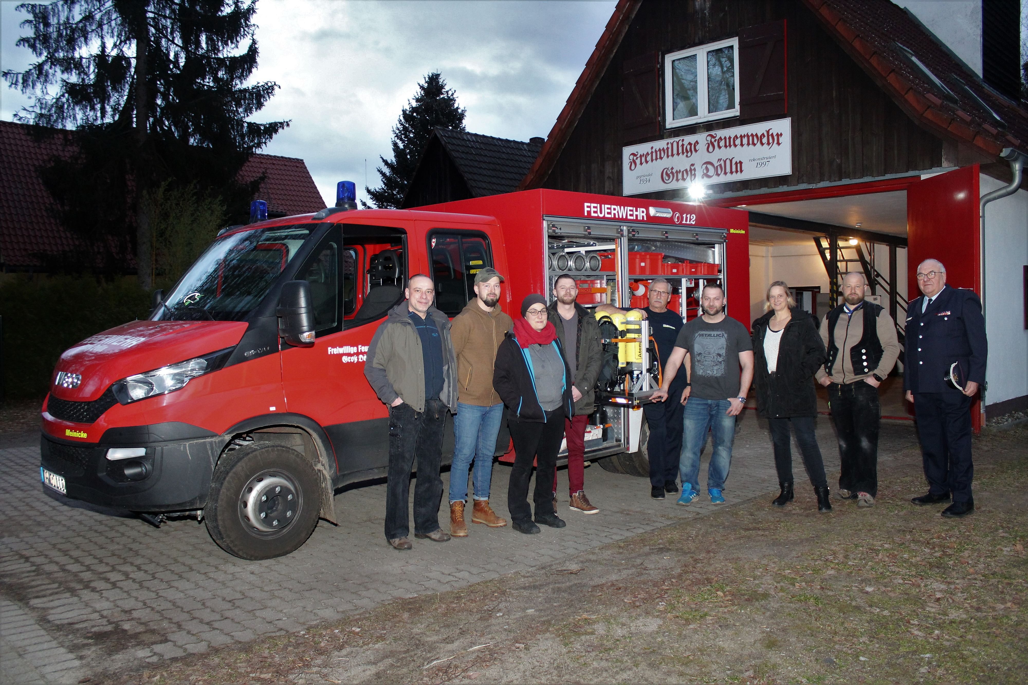 Groß Döllner Feuerwehr füllt ihre Reihen auf