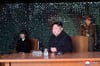 Kim Jong Un mit seiner Tochter.