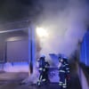 Schon wieder brennt in Strasburg ein Müllcontainer