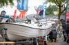 Auch viele Boote sind bei der Angelmesse zu sehen, hier vor einen Jahr in Rostock, nun in Waren an der Müritz.