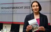 Dagmar Hartge, Brandenburgs Landesbeauftragte für den Datenschutz, zeigt den aktuellen Tätigkeitsbericht Datenschutz für das Jahr 2022.