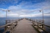 Geradeaus in der Ostsee: Die Seebrücke in Bansin.