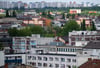 Blick auf Wohnhäuser im Berliner Bezirk Wedding.